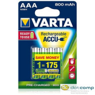 Varta Ready To Use AAA Ni-Mh 800 mAh ceruza akku (4db/csomag)