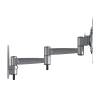 MULTIBRACKETS fali rögzít LCD/PLAZMA/LED konzol, karos,dönthet, forgatható 360° ezüst szín, Vesa 75x75 100x100 200x100 200x200
