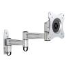 MULTIBRACKETS fali rögzít LCD/PLAZMA/LED konzol, karos,dönthet, forgatható 360° ezüst szín, Vesa 75x75 100x100 200x100 200x200
