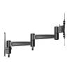 MULTIBRACKETS fali rögzítő LCD/PLAZMA/LED konzol, karos,dönthető, forgatható 360° Black színű, Vesa 75x75 100x100 200x100 200x200