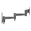 MULTIBRACKETS fali rögzítő LCD/PLAZMA/LED konzol, karos,dönthető, forgatható 360° Black színű, Vesa 75x75 100x100 200x100 200x200