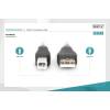 Assmann USB 2.0 k&aacute;bel,  A m / B m , 1.0m AK-300102-010-S