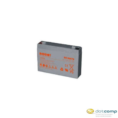 REDDOT AGM akkumulátor szünetmentes tápegységekhez  /AQDD6/7.0/