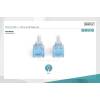 Digitus DK-1511-005 UTP patch k&aacute;bel CAT5e 0.5m sz&uuml;rke