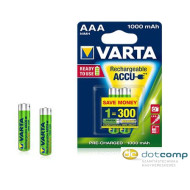 Varta Ready To Use AAA Ni-Mh 1000 mAh ceruza akku (2db/csomag)