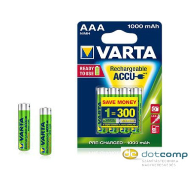 Varta Ready To Use AAA Ni-Mh 1000 mAh ceruza akku (4db/csomag)
