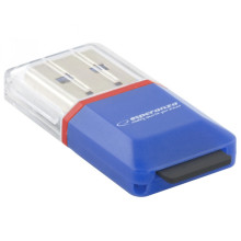ESPERANZA USB2.0 microSD kártyaolvasó (kék) EA134B