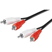 GOOBAY Audió kábel 2x RCA - 2x RCA 5m 50030 GOOBAY Audió kábel 2x RCA - 2x RCA 5m 50030