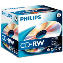 Philips CD-RW 700MB Normal Hi-speed 12x (1-es címke)