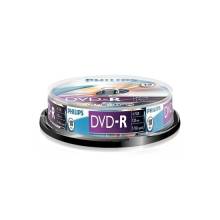 Philips DVD-R 4,7Gb 16x Hengeres 10db/csomag (az &aacute;r 1db-ra vonatkozik &eacute;s csak hengerben v&aacute;s&aacute;rolhat&oacute;)