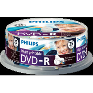 Philips DVD-R 4,7Gb 16x Hengeres 25db/csomag (az ár 1db-ra vonatkozik és csak hengerben vásárolható)