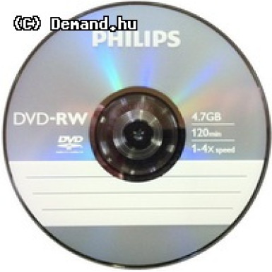 Philips DVD-RW 4.7GB 4X DVD lemez