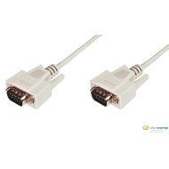 ASSMANN RS232 Connection Cable DSUB9 M (plug)/DSUB9 M (plug) 2m beige AK-610107-020-E