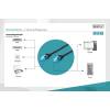 Digitus Premium CAT 5e UTP patch kábel, fekete 3.0m DK-1512-030/BL