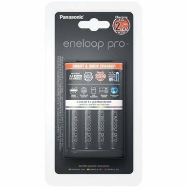 Panasonic Loader BQ-CC55 + 4 x R6/AA Eneloop Pro 2500 mAh K-KJ55HCD40E Panasonic Loader BQ-CC55 + 4 x R6/AA Eneloop Pro 2500 mAh K-KJ55HCD40E