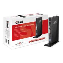 CLUB3D SenseVision USB 3.0 Dual Display Docking Station CSV-3242HD