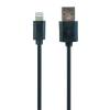 Gembird USB data sync and charging lightning cable, 2m, black CC-USB2-AMLM-2M