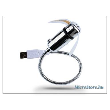 LED Sound LED Sound USB ventil&aacute;tor sz&iacute;nes LED vil&aacute;g&iacute;t&aacute;ssal, flexibilis nyakkal LSUFAN1