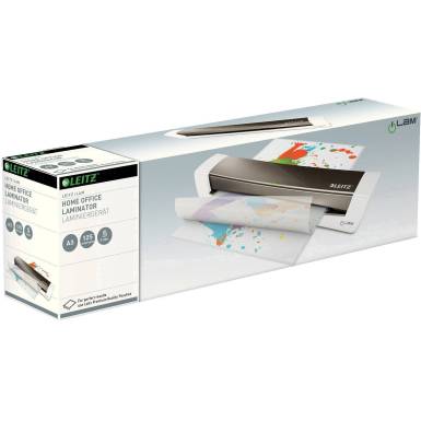LEITZ Laminálógép, A3, 80-125 mikron, LEITZ "iLam Home Office", szürke LEITZ Laminálógép, A3, 80-125 mikron, LEITZ "iLam Home Office", szürke