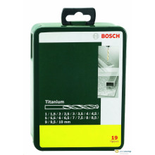 Bosch 2607019437 19 részes Titanium fémfúrókészlet