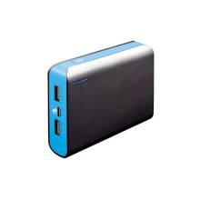 PLATINET Power Bank hordozhat&oacute; t&ouml;ltő 6000mAh + microUSB k&aacute;bel + zsebl&aacute;mpa, Fekete/K&eacute;k