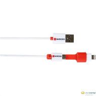 SKROSS USB - Lightning / Micro USB kábel fehér-narancs /SKR-2IN1CABLE/