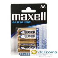 Maxell 1.5V Alkáli AA ceruza elem (4db / csomag) /LR6/
