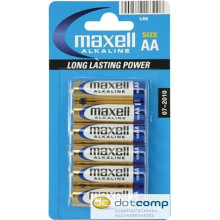 Maxell 1.5V Alkáli AA ceruza elem (6db / csomag) /LR6/