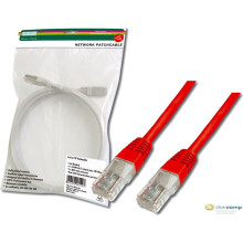 Digitus DK-1511-030/R UTP patch kábel CAT5e 3m piros