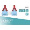 Digitus DK-1511-030/R UTP patch k&aacute;bel CAT5e 3m piros