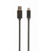 Gembird USB 3.0 cable to type-C (AM/CM), 1.8m, black CCP-USB3-AMCM-6