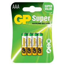 GP 1.5V Super alkáli 24A mini ceruza (AAA) elem (4db/blister) /GP24A-2U4/
