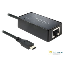 DELOCK Átalakító USB 3.1 Gen 1 Type-C male to Gigabit LAN 62642