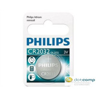 Philips 3V Lítium gombelem /CR2032/01B/