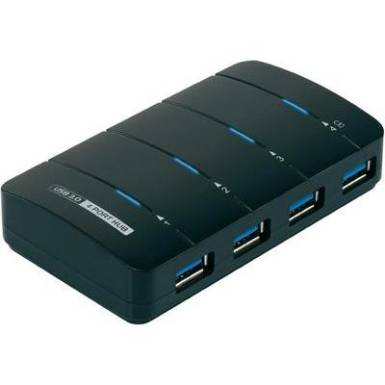 USB 3.0 4 port Hub tápegységgel, Renkforce USB 3.0 4 port Hub tápegységgel, Renkforce