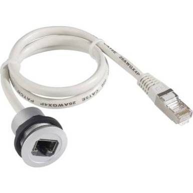 RJ45 beépíthető hüvely Alj, beépíthető, Dugó, egyenes RRJ_RJ45_150CM Szürke Schlegel Tartalom: 1 db RJ45 beépíthető hüvely Alj, beépíthető, Dugó, egyenes RRJ_RJ45_150CM Szürke Schlegel Tartalom: 1 db