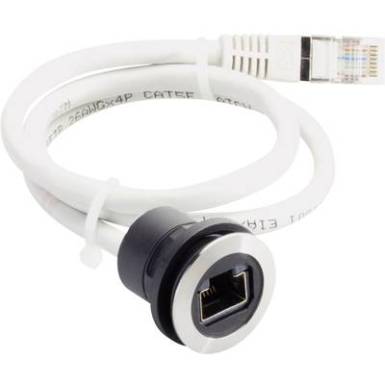 RJ45 beépíthető hüvely Alj, beépíthető, Dugó, egyenes RRJ_RJ45_SW_150CM Fekete Schlegel RJ45 beépíthető hüvely Alj, beépíthető, Dugó, egyenes RRJ_RJ45_SW_150CM Fekete Schlegel