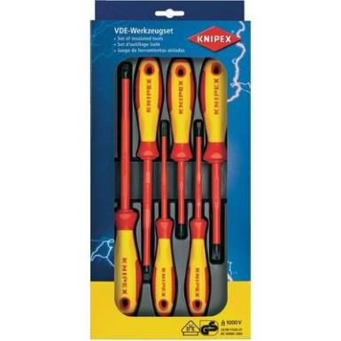 Knipex VDE 6 részes csavarhúzó készlet Knipex VDE 6 részes csavarhúzó készlet