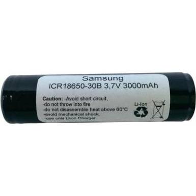 Speci&aacute;lis Li-Ion akku 3,7 V 3000 mAh (&Oslash; x Ma) 18 x 70 mm Samsung ICR18650-30B