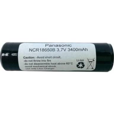 Li-ion akku NCR18650, Panasonic 3.7 V 3400 mAh (Ø x Ma) 18 mm x 70 mm Li-ion akku NCR18650, Panasonic 3.7 V 3400 mAh (Ø x Ma) 18 mm x 70 mm