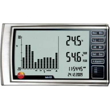 Fali hygrométer, hőmérséklet, páratartalommérő műszer Testo 623 Fali hygrométer, hőmérséklet, páratartalommérő műszer Testo 623