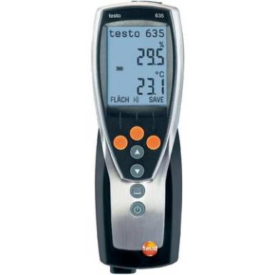 Hőmérséklet és páratartalom mérő kézi műszer, thermo-hygrométer Testo 635-1 Hőmérséklet és páratartalom mérő kézi műszer, thermo-hygrométer Testo 635-1