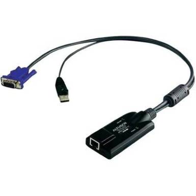 KVM csatlakoz&oacute; &aacute;talak&iacute;t&oacute; adapter [1x SPHD-15 dug&oacute;, USB 1.1 dug&oacute; A - 1x RJ45 aljzat] 0.09 m Aten KA7175