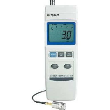 Vibrációmérő adatgyűjtővel, ±5 %, 0,5-199,9 mm/s, 0,05-19,9 cm/s, 0,02-7,87 inch/s km/h, Voltcraft VBM-100 Vibrációmérő adatgyűjtővel, ±5 %, 0,5-199,9 mm/s, 0,05-19,9 cm/s, 0,02-7,87 inch/s km/h, Voltcraft VBM-100