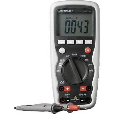 LCR mérőműszer, induktivitás, kapacitás, ellenállásmérő Voltcraft LCR 100 LCR mérőműszer, induktivitás, kapacitás, ellenállásmérő Voltcraft LCR 100