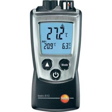 Testo 810 Infra hőmérő és levegő, gáz hőmérő egyben 6:1 optikával Testo 810 Infra hőmérő és levegő, gáz hőmérő egyben 6:1 optikával