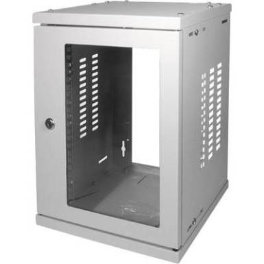 10-os zárható fali rackszekrény, szürke 8HE 312x300mm LogiLink W09Z33G 10-os zárható fali rackszekrény, szürke 8HE 312x300mm LogiLink W09Z33G