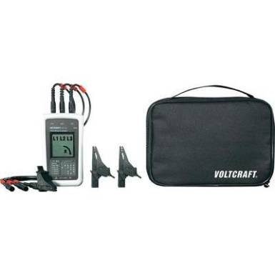 Forg&oacute;mező vizsg&aacute;l&oacute; &eacute;s motor forg&aacute;sir&aacute;ny tesztelő, LCD kijelz&eacute;ssel CAT IV 600V Voltcraft VC 35