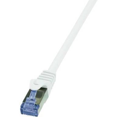 RJ45 H&aacute;l&oacute;zati csatlakoz&oacute;k&aacute;bel, CAT 6A S/FTP [1x RJ45 dug&oacute; - 1x RJ45 dug&oacute;] 50 m, feh&eacute;r LogiLink