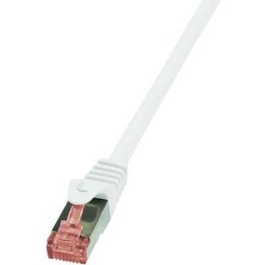 RJ45 H&aacute;l&oacute;zati csatlakoz&oacute;k&aacute;bel, CAT 6 S/FTP [1x RJ45 dug&oacute; - 1x RJ45 dug&oacute;] 20 m, feh&eacute;r LogiLink